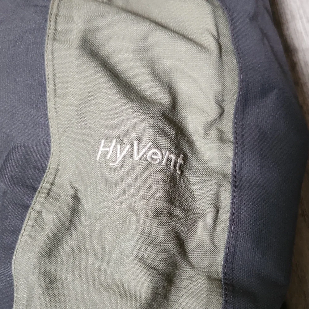 The North Face Hyvent Men's Olive and Black Parka Jacket